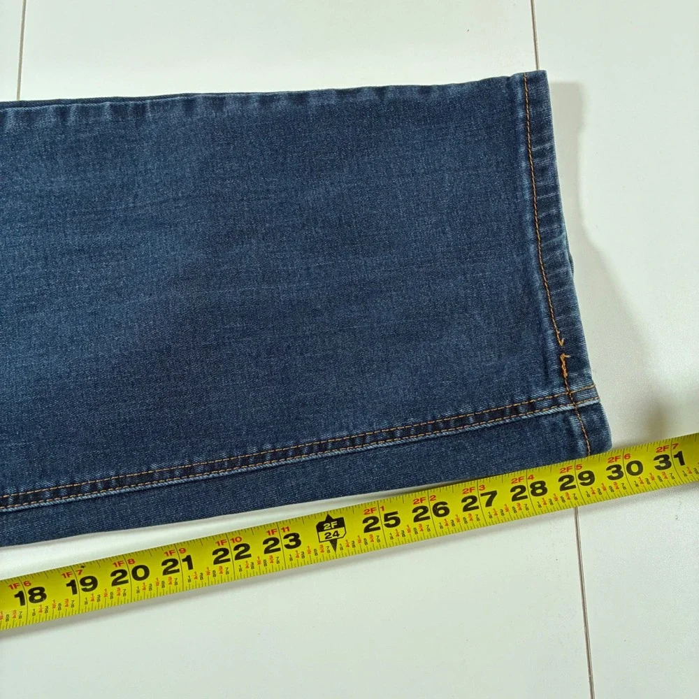 Levi's 541 Athletic Taper Jeans 46x30 Dark Blue Stretch Denim USA (Tag‎ 48x32)